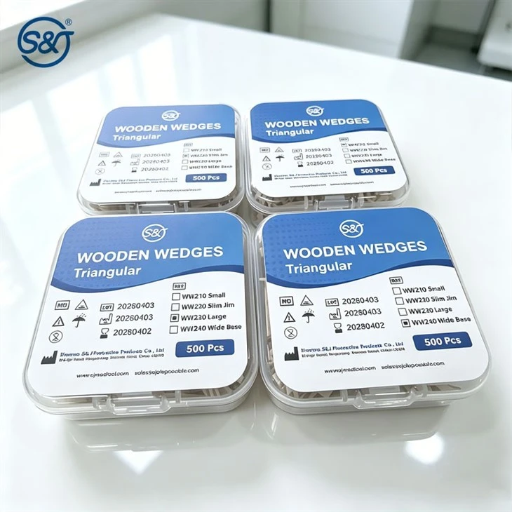 Dental Triangular Wooden Wedges 500 Pcs/box price
